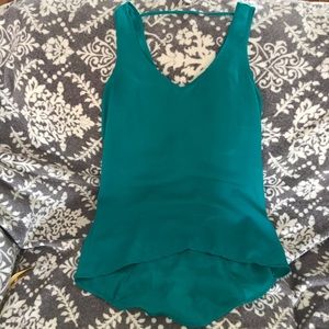 Express flouncy hi-lo top